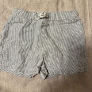 Colored Organics Blue Striped Kids Shorts